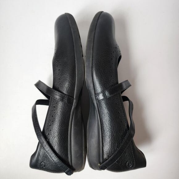 Aravon Mary Jane Shoes Womens Size 8.5 AA Black Leather Vibram Soles New Balance - Picture 7 of 11